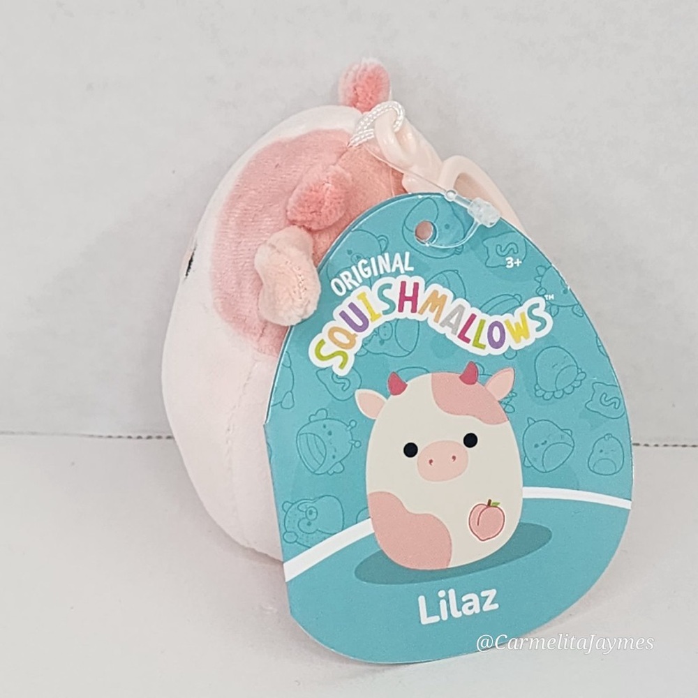 LILAZ 🍑🐮 Peach Colored Peach Cow with Peach Original Squishmallow ☆ NWT ☆ - Picture 2 of 8